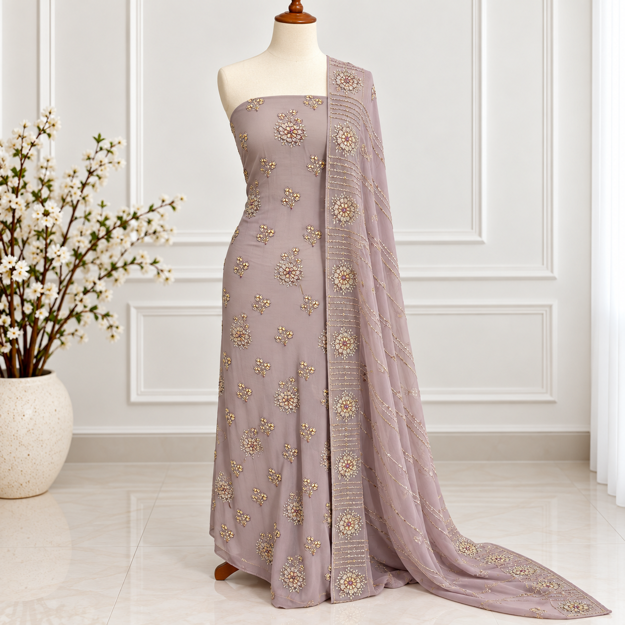 Embroidered Chiffon 2 Piece (12)