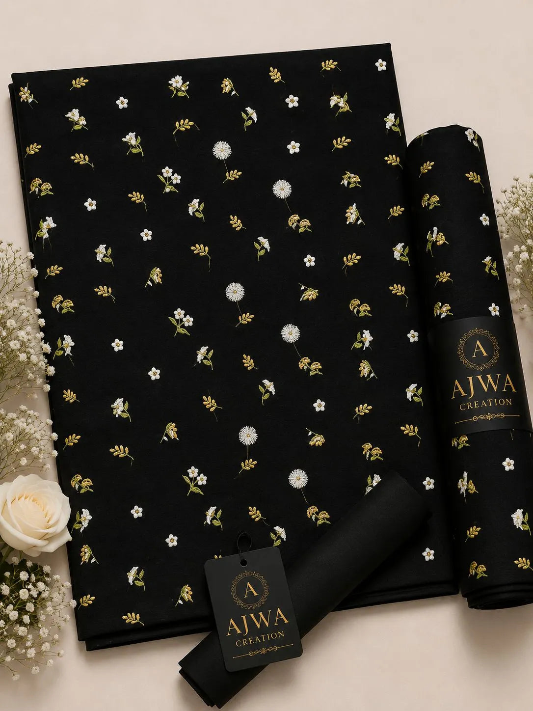 Lawn 2 Piece Unstitched Embroidered Suit AJC-TP19